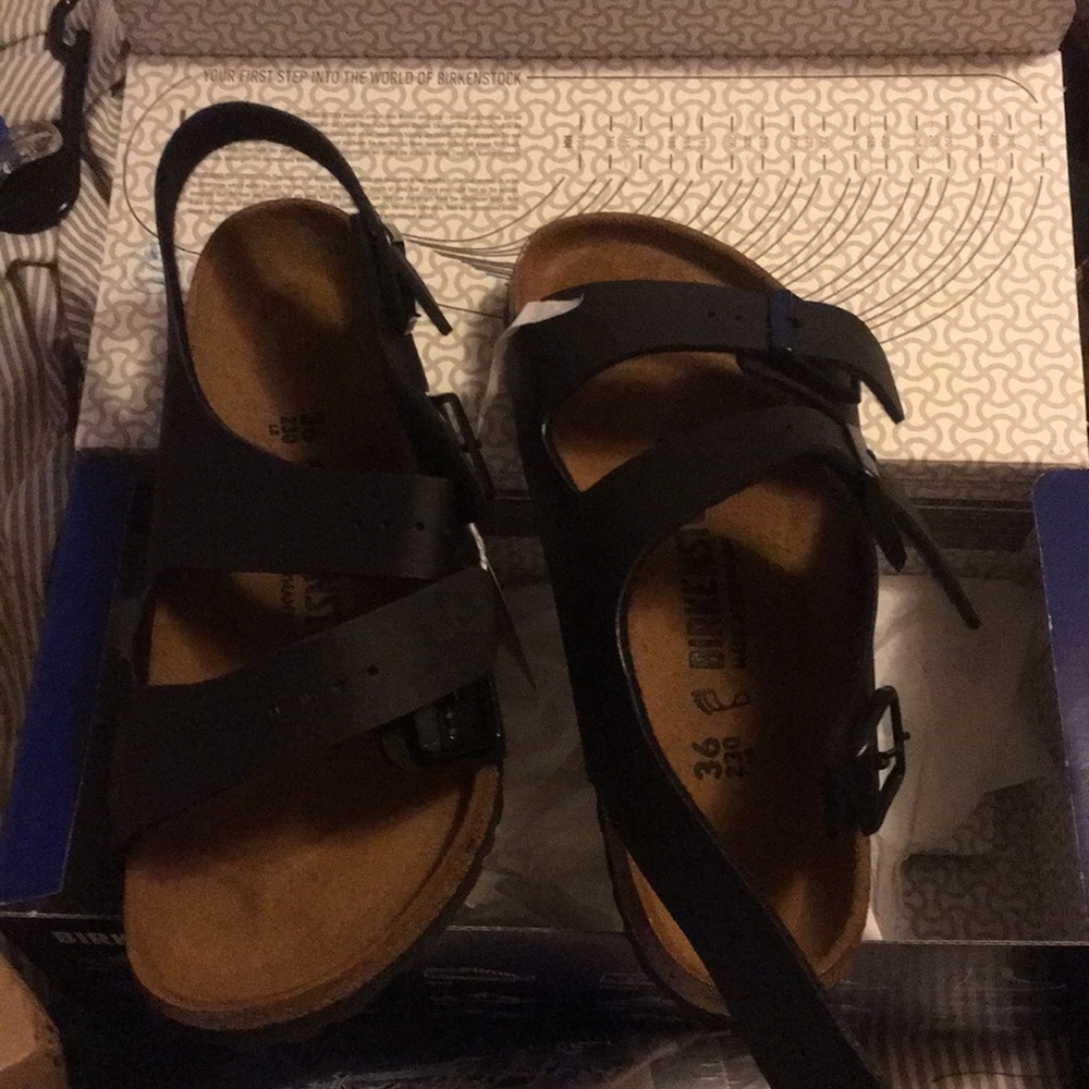 new black birkenstock(Milano)